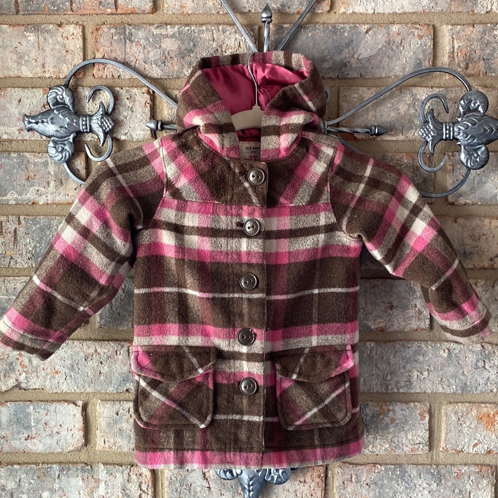 ❄️ Old Navy Plaid Coat ❄️